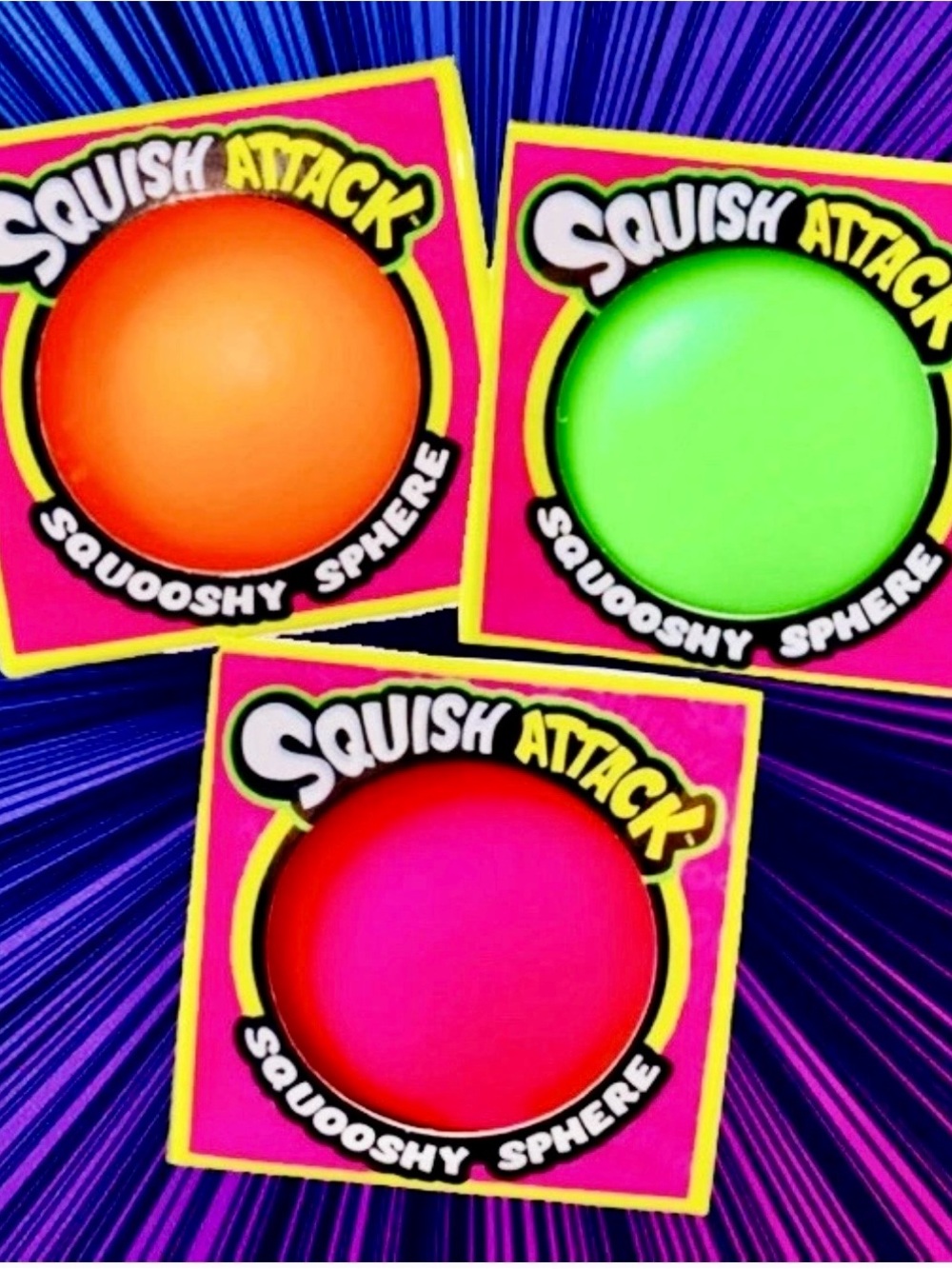 JUMBO Squish Attack Squooshy Sphere - PINK